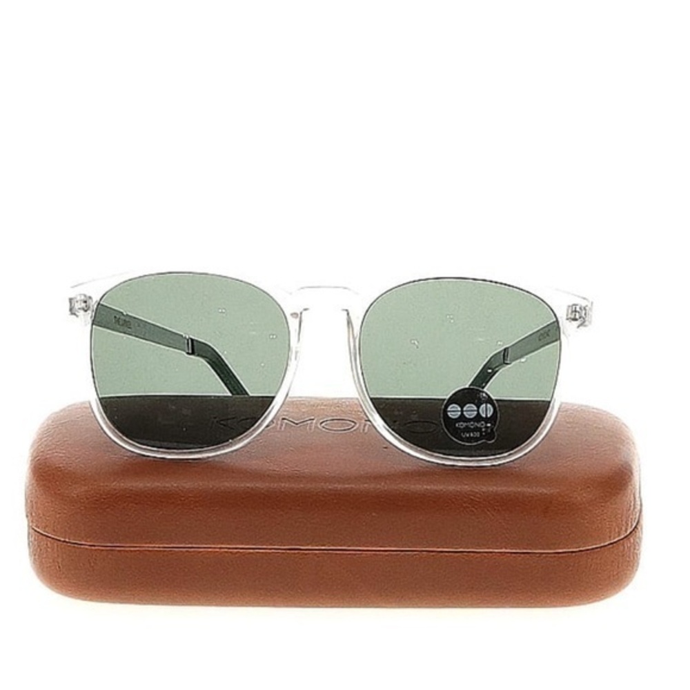 New KOMONO sunglasses Urkel Clear/Silver 🕶